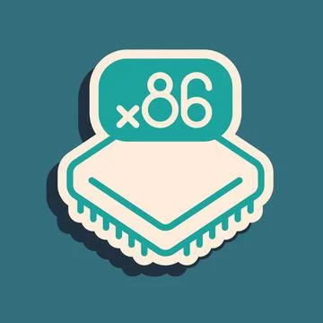 Green Computer processor with microcircuits CPU icon isolated on green Stock Illustration