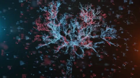 Green Computing Future Algorithm Smart Digital Evolution, Background animation Stock Footage 303564038