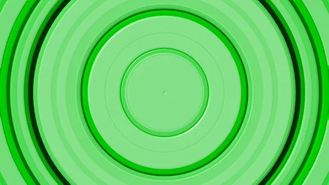 Green Concentric Circle move Stock Footage 100199537