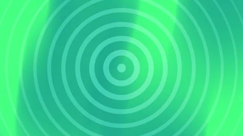 Green Concentric Circles Abstract Background Loop. Stock Footage 286769459