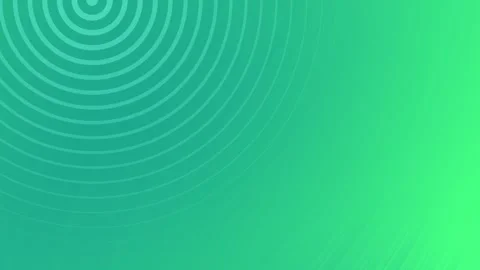 Green Concentric Circles on Abstract Background Loop. Stock Footage 286774515