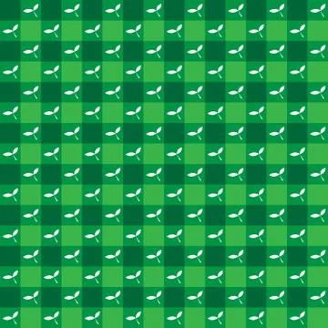 Green Concept tree Pattern - abstract background Stock Illustration