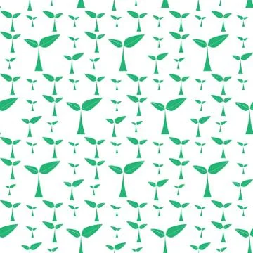 Green Concept tree Pattern - abstract background Stock Illustration