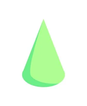 Green Cone Pattern, Colorful Vector Illustration Illustrazione stock