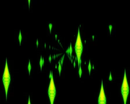 Green Cones Drop 動画素材 579074