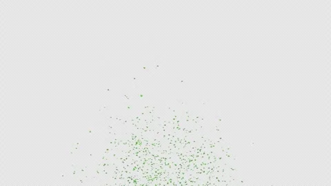 Green Confetti Explosion on Alpha channel.  Stock Footage 278866512