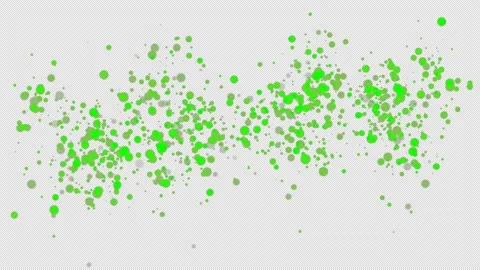 Green Confetti Explosion on Alpha channel.  Stock Footage 279904510