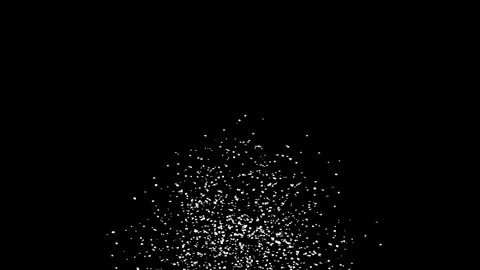 Green confetti explosion Black, Blue screen and Matte Channel Stock Footage 278868890