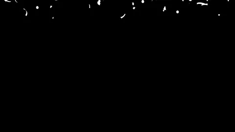Green confetti falling over Black, Blue Screen With Matte Channel Stock Footage 278867809