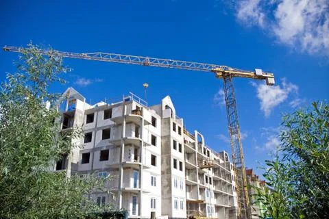 Green construction site Stock Photos