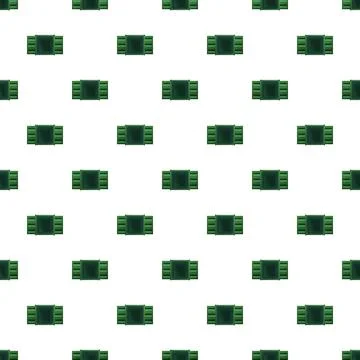 Green container pattern repeating seamless design background Illustrazione stock