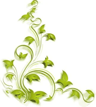 Green corner Stock Illustration