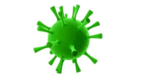 Green Coronavirus Stock Illustration