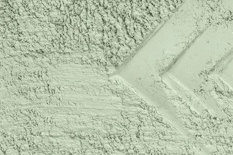 Green cosmetic clay texture background Stock Photos