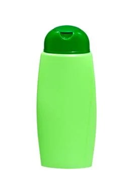 Green cosmetics container. Stock Photos