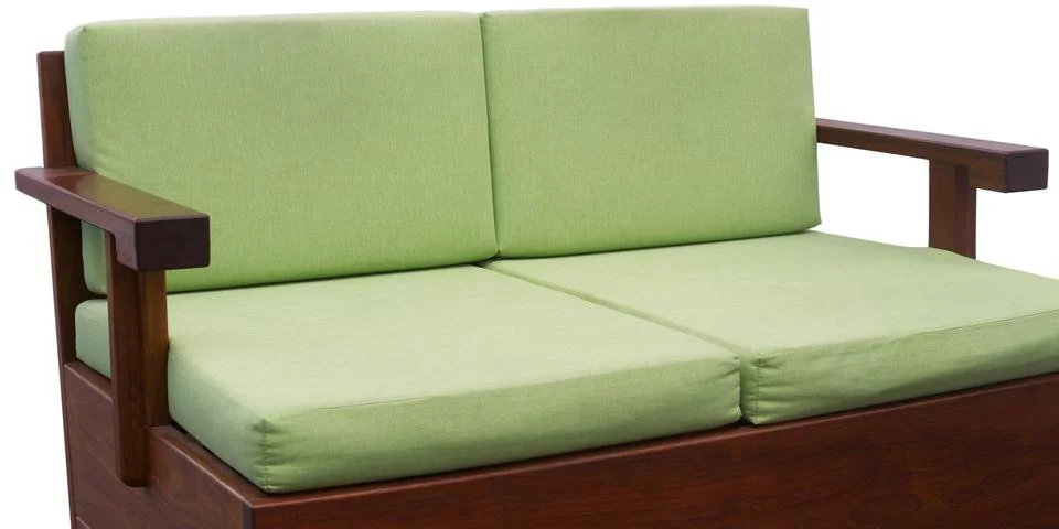 Green couch Stock Photos