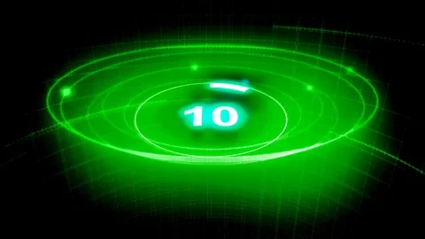 Green count down loading animation		 Stock Footage 117095386