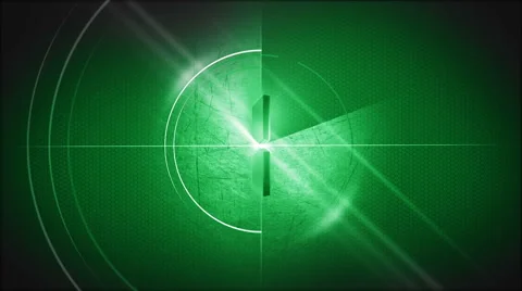 Green countdown to happy new year Stock Footage 43484056