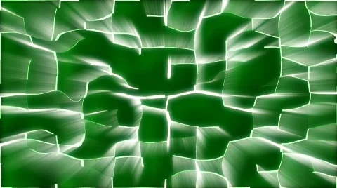 Green cracks - digital animation Stock Footage 99488