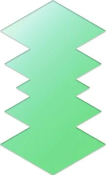 Green Creative Gradient Vector Shapes for Multi Purpose Artwork 스톡 일러스트