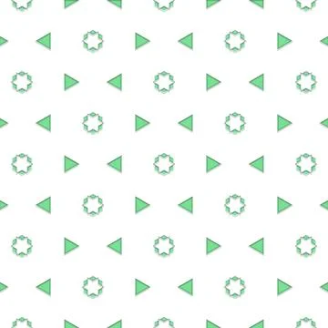 Green Creative Gradient Vector Shapes for Multi Purpose Artwork Stock Illustration