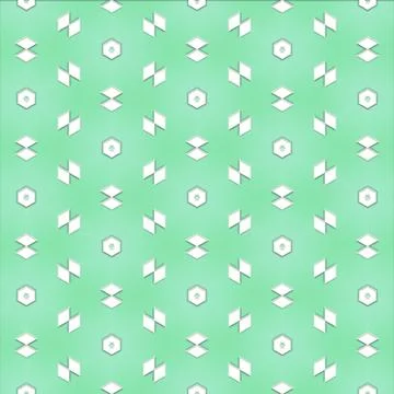 Green Creative Gradient Vector Shapes for Multi Purpose Artwork Stock Illustration