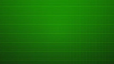 Green CRT screen flickering animation, screen footage with signal noise stripes Stock Footage 297144196