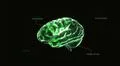 green crystal brain timecode Illustration