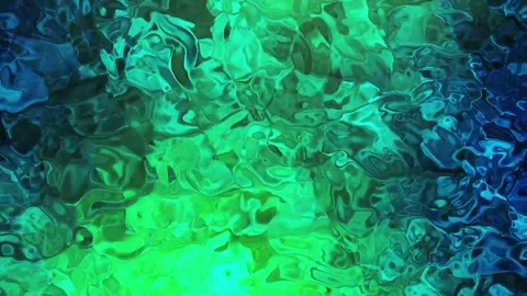 Green crystal liquid background animation, animated dark green crystal fluid Stock Footage 303982604