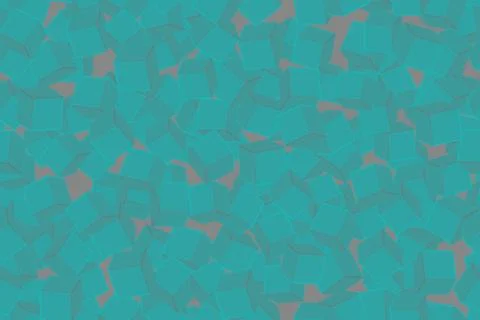 Green Cubes Seamless Pattern on Gray Background Stock-Illustration