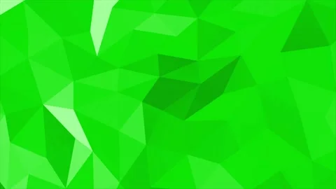 Green Cubism Lowpoly Mosaic Abstract Background Video stock 201220280