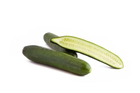 Green cucumber, vegetable Stock Photos