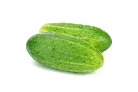 Green cucumbers Stock Photos