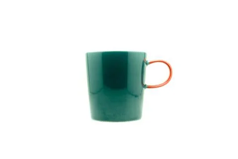 Green cup on isolated Stock Photos