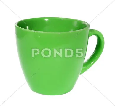 Green cup Stock Photos