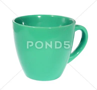 Green cup Stock Photos