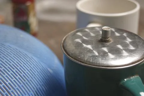 Green cup Stock Photos