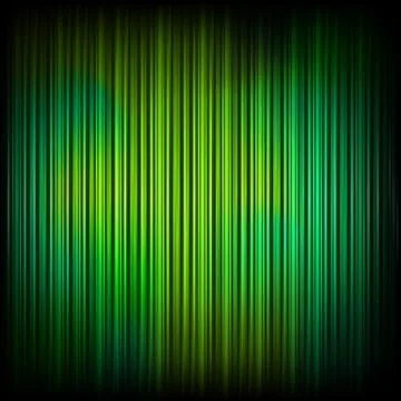 Green curtain Stock Illustration