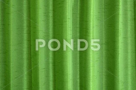 Green Curtain Texture Background