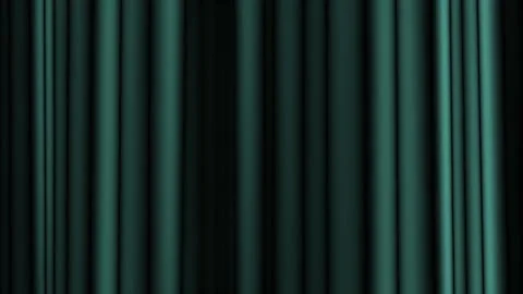 Green curtains background flowing Stock Footage 281092805