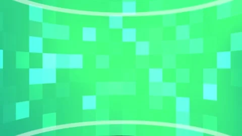 Green Curved Pixelated Background Loop. Stock Footage 286435559