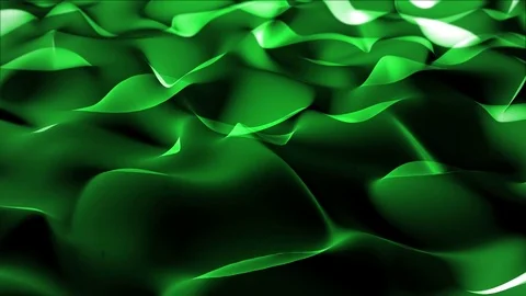 Green curves elegant soft motion background Stock Footage 72274308