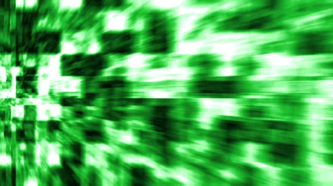 Green Cyber Depths 스톡 동영상 34989170