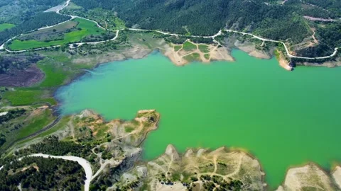 A Green Dam Stock Footage 247710078