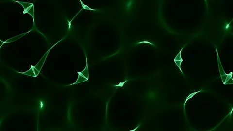 Green Dark Caustics Fluid Flowing Abstract Motion Background 2 Video stock 86456589