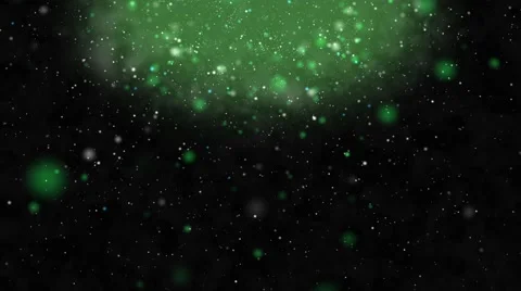 Green Dark Particles Background (seamless loop) Stock Footage 63242869