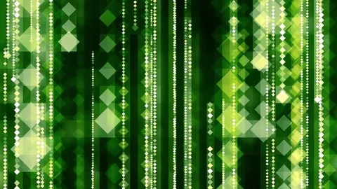 Green Data Diamond Matrix Stock Footage 78594396