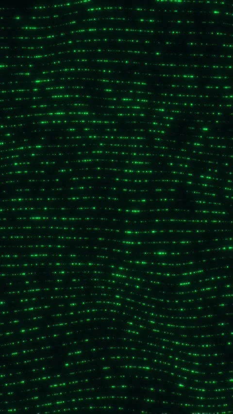 Green Data Grid Stock Footage 310344161