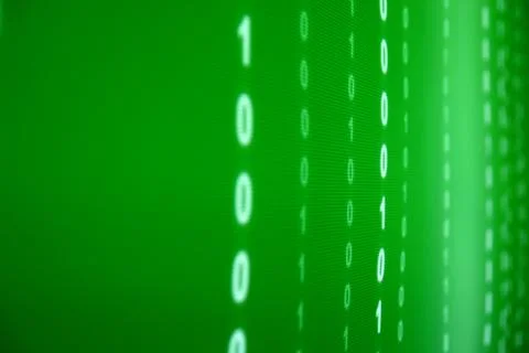 Green data space Stock Photos