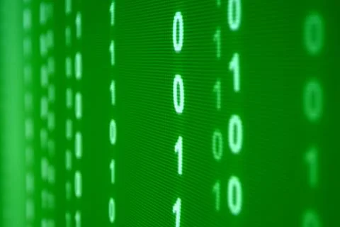 Green data space Stock Photos